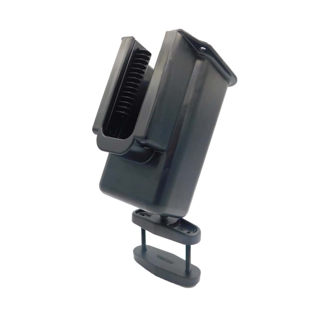 Durable barcode scanner holster case for electronic devices and mobile scanners.