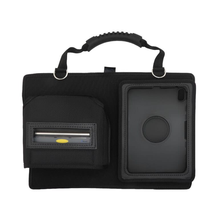Scanner and electronic device cases with holster for mobile devices and barcode scanners.
