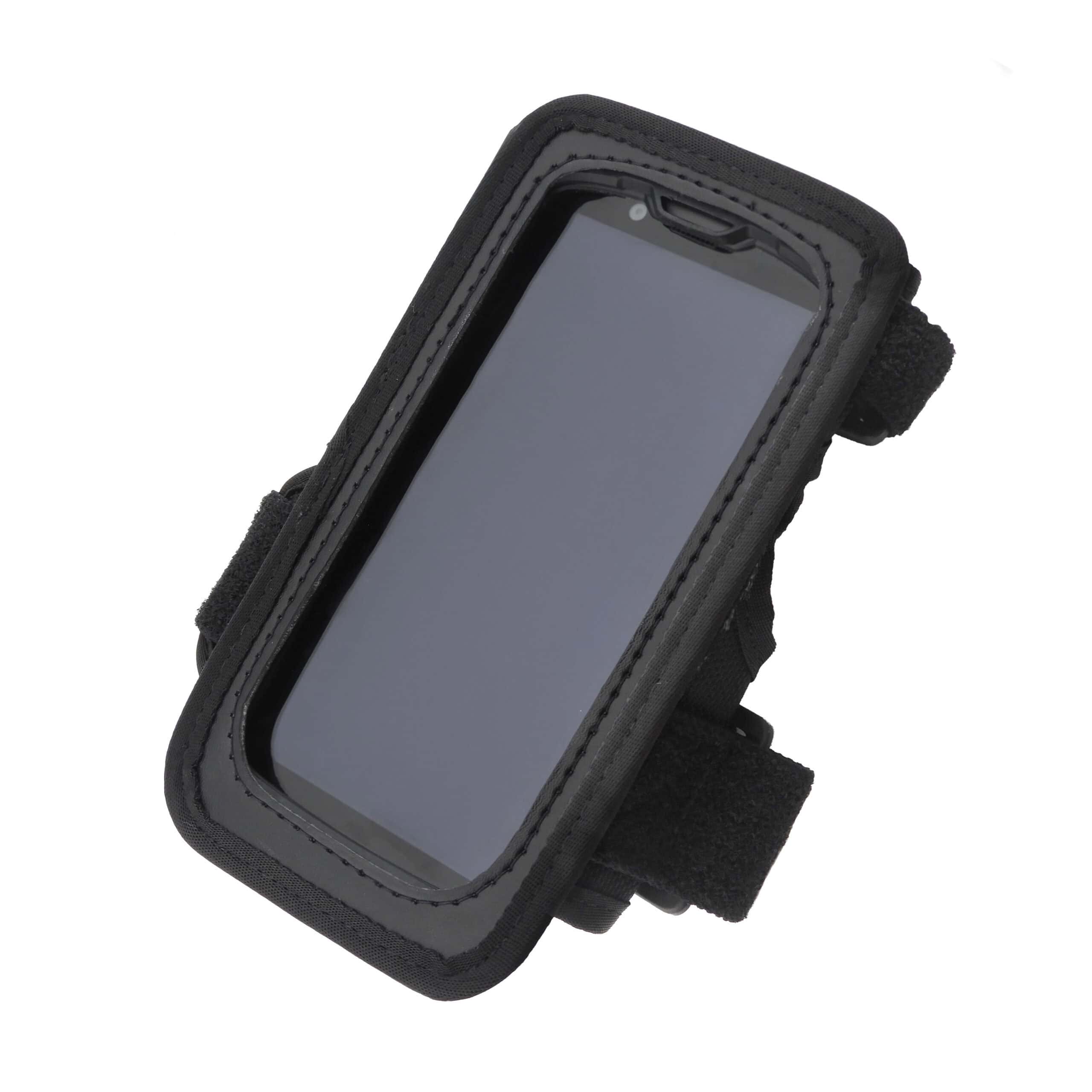 TM-WS-TC53RB (2) Durable black smartphone case with adjustable strap for electronic devices and barcode scanner acces.
